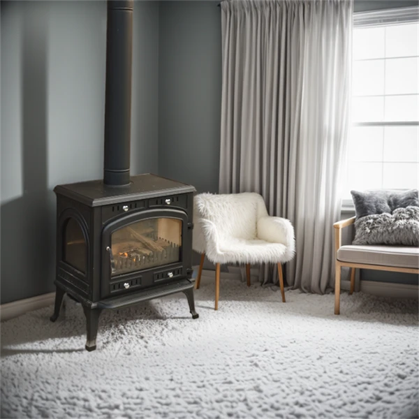 Glass Cast Iron Wood Stove