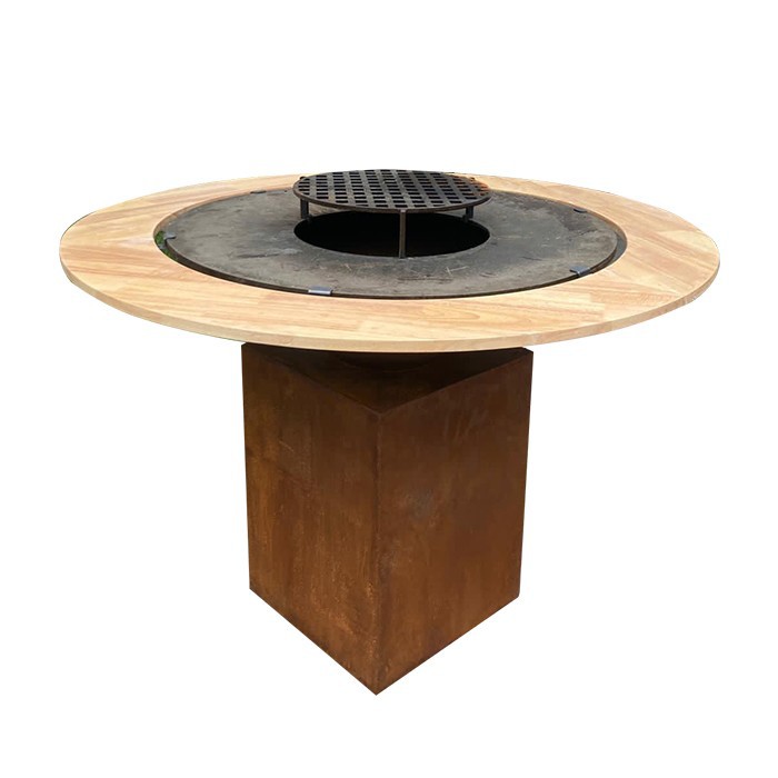 Outdoor Built In Charcoal Grill