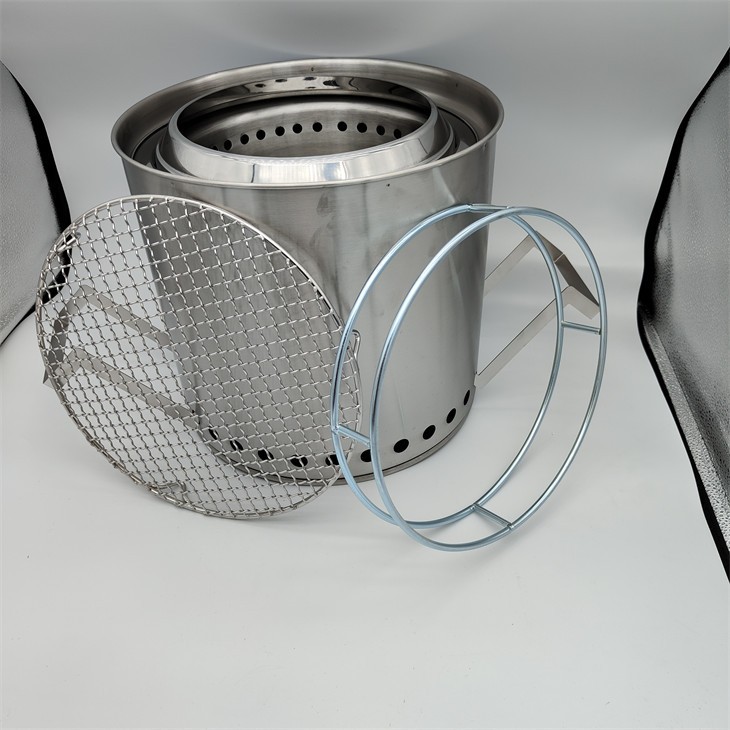 Solo Fire Pit Stainless Steel Summit Smokeless Serenade Stove