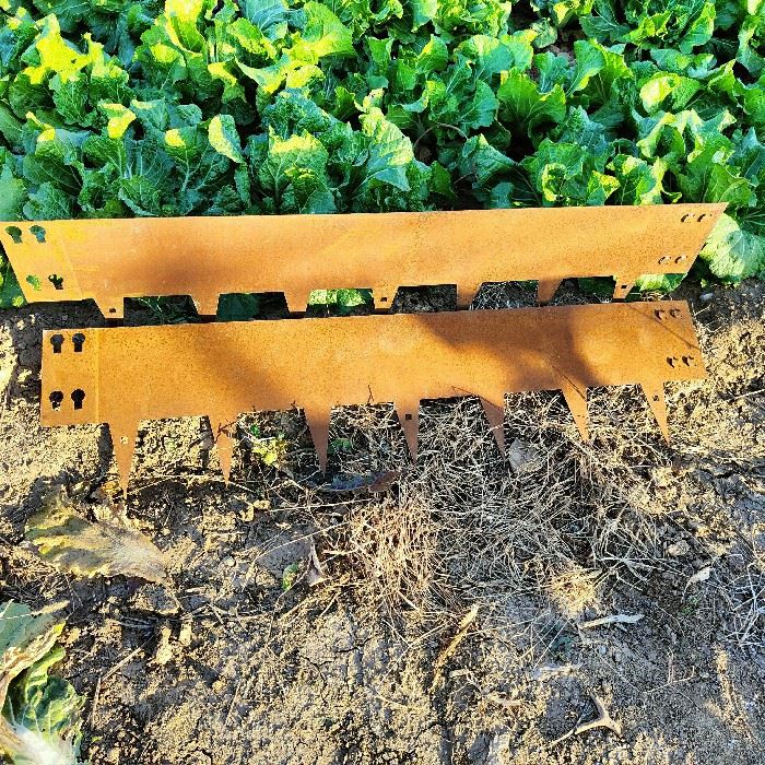 نوارهای لبه باغ فولادی کورتن