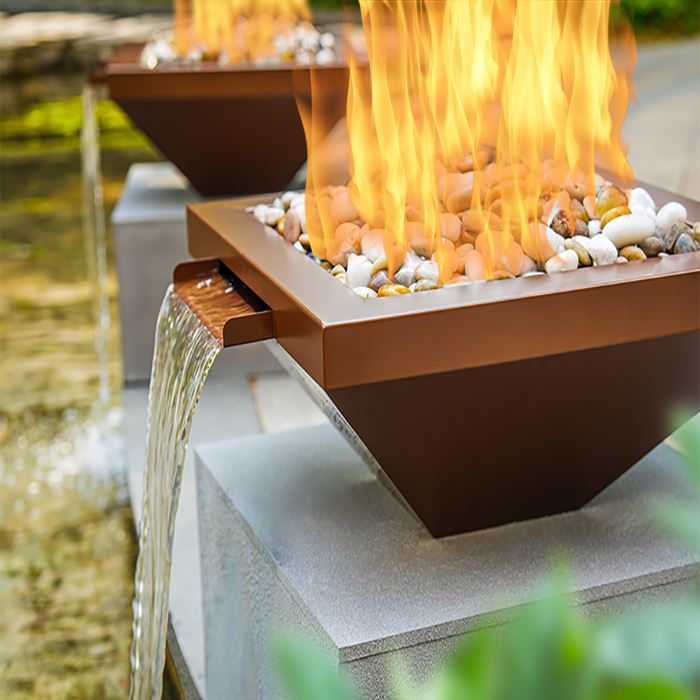 آبشار آب منقل گازی
